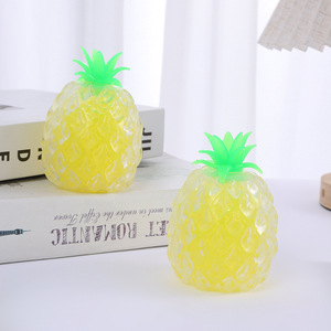 Hot Sale TPR Fruit Pineapple Squishy Stress <b>Balls</b> Beads Filling Slow Return Hand Exercise <b>Squeeze</b> Stress Relieve Toys for Kids - Product Image 4