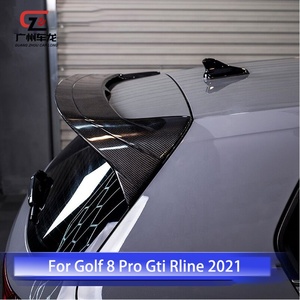 Alerón trasero de techo de fibra de carbono para coche, accesorio deportivo para VW <span class=keywords><strong>Golf</strong></span> 8 2021 R Line GTI Hatchback R Style - Product Image 2