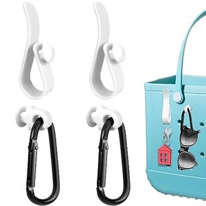 Lot de 3 mousquetons en acier inoxydable, crochets porte-clés polyvalents pour le camping, la randonnée, les sacs et les accessoires de voyage, taille S - Product Image 1