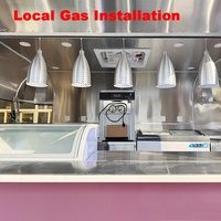 Remorque de concession mobile haut de gamme entièrement équipée, conteneur préfabriqué pour boutique éphémère, bar, café, restaurant, restauration rapide