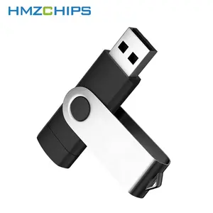 HMZCHIPS Memory Stick 2 em 1 tipo C OTG mais rápido, USB 2.0 8GB, para iPhone PC, pen drive USB 16GB 2GB 4GB, unidade flash USB