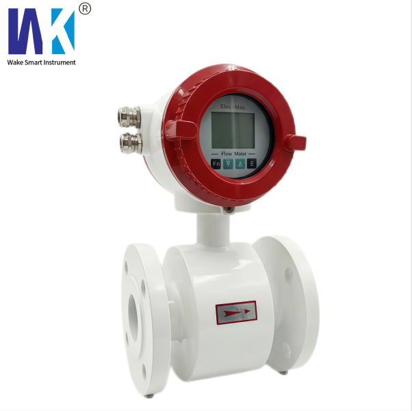 CE Certificate Electromagnetic Flowmeter High-precision 4-20mA RS485 Sewage Wastewater Acid Alkali Magnetic Flow Meter