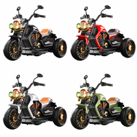 Voitures électriques pour enfants, moto électrique pour enfants, voitures à pédales, tricycle à 3 roues tout-terrain, lumières LED, unisexe pour enfants, vente en gros