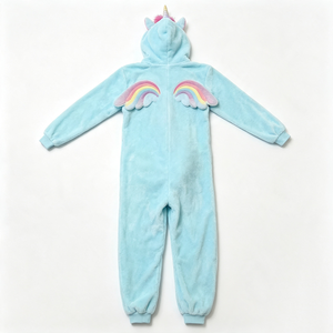 Kigurumi licorne ailée personnalisé, pyjama une pièce licorne, costume licorne en peluche - Product Image 3