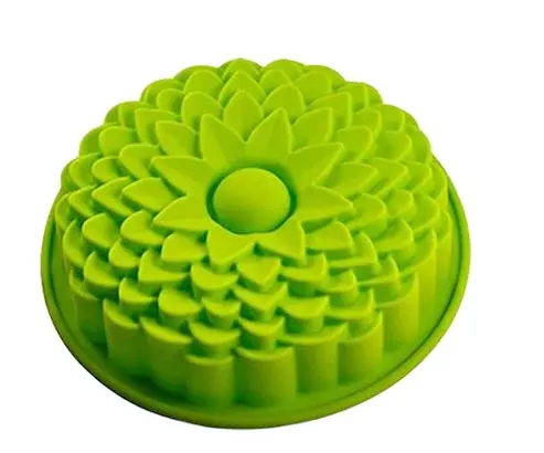 Molde de silicona con forma de crisantemo para pastel, producto barato en línea, 3D, hecho a mano, utensilios para hornear magdalenas