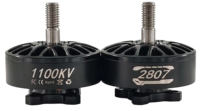Moteur sans balais à aimant permanent HAOHENG 2807 1100KV-1350KV 4-6S IP54 étanche, axe en alliage de titane, noyau de 33,3 mm pour drone