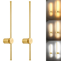Applique murale LED minimaliste moderne à bande linéaire pour chambre et salon corps en fer mur de fond de télévision en aluminium pour canapé de chevet