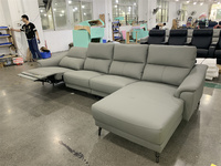 Gerfenii Hi-Q forma modular extensible interior piel de silicona esquina sofá de cuero para sala de estar