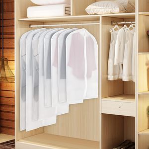 Hot Garment Bag Clothing Dust Cover EVA Garment Covers for Closet <b>Clothes</b> <b>Storage</b> Plastic Dustproof Suit Bag - Product Image 3