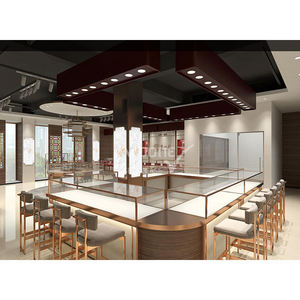 Vetrina Espositiva per Gioielleria in Vetro Oro Rosa con Spazio di Archiviazione - Product Image 5