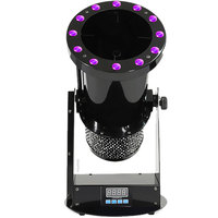Machine à confettis électrique 1200W RGB LED DMX512 avec télécommande, canon à confettis pour fête, mariage, souffleur de papier coloré