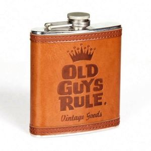 Ensemble de flacons à vin en acier inoxydable personnalisés avec logo - Product Image 2