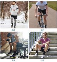 Chaussettes de sport athlétiques professionnelles à compression pour l'entraînement en salle de sport, logo personnalisé OEM ODM