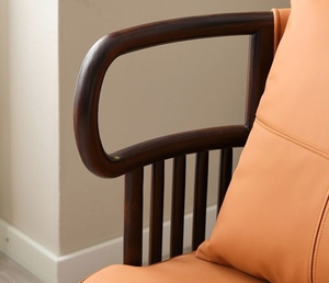 Chaise de canapé de loisirs améliorée avec vieux fauteuil de canapé <span class=keywords><strong>en</strong></span> <span class=keywords><strong>bois</strong></span> massif d'orme, chaise de loisirs pour balcon - Product Image 5