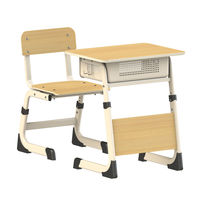 Ensemble de bureau et chaise pour élèves du primaire, moderne, de qualité supérieure, durable, confortable, hauteur réglable, pour la maison et le bureau