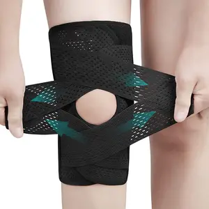 半月板定制可调侧稳定器撕裂弹性护膝支撑袖套护膝运动用