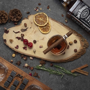 Stokta Kare 250ml Viski Bardağı ve Ahşap Standlı Viski Taşı Şirket Promosyon Doğum Günü Hediyeleri - Product Image 5