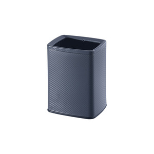 Home and guest room bathroom trash cans, hotel kitchen direct-disposal <b>bins</b>, lidless stainless steel <b>large</b>-capacity wastebaskets - Product Image 5