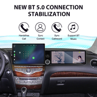 Écran ZWNAV 13,1 + 12,3 pouces pour Infiniti QX60 2013-2020, Android 13, Carplay, unité principale DSP, GPS, autoradio multimédia, stéréo OEM
