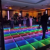 Haute qualité Portable Infinity 3D RGB LED carreaux de piste de danse ABYSS mat Abyss boîte de nuit Disco plancher IP65 DMX512 lumières de scène