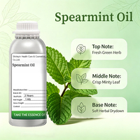 Huile Essentielle de Menthe Verte 100% Pure et Naturelle, Distillée à la Vapeur, Qualité Alimentaire et Cosmétique, Haute Qualité, Vente en Gros