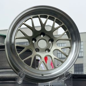 ล้อฟอร์จ JDM สไตล์ 1 ชิ้น ขนาด 15-22 นิ้ว 4x100 5x114.3 5x120 สีทองขอบกลึงลายเรโทร สำหรับรถแข่ง วัสดุอัลลอยด์ สำหรับ Civic Corvette G-Class - Product Image 3