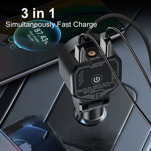 全功率 30W 可伸缩车载充电器适配器 超级快充 <span class=keywords><strong>3</strong></span> 合 1 车载带星光功能 适用于 Macbook 三星 iPhone 全新 - Product Image 3