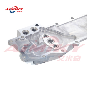 ฝาครอบออยล์คูลเลอร์ ME034573 สำหรับเครื่องยนต์มิตซูบิชิ 6D14 6D15 6D16 รถขุด KATO HD800 <span class=keywords><strong>HD900</strong></span> - Product Image 3