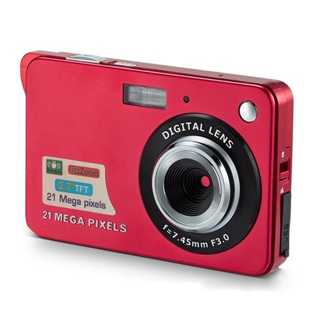 Factory 21MP Photo Cam 1080P Video Camera Digital Point and Shoot Camera Mini Digital Photo Camera