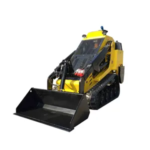 Cheap High Performance Crawler Mini Skid Steer Loader Track Loader For Sale In America The Kubota Engine Yellow New Product