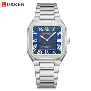 Montre à quartz carrée de luxe pour homme 8482, en alliage, étanche, avec aiguilles lumineuses, style affaires et mode - Product Image 4