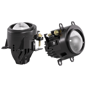 Đèn sương mù ống kính 2 inch cho Toyota Fortuner Corolla Cross Yaris Vios, đèn sương mù Bi <span class=keywords><strong>LED</strong></span>, ống kính Projector, nâng cấp độ chế, 3 màu - Product Image 1
