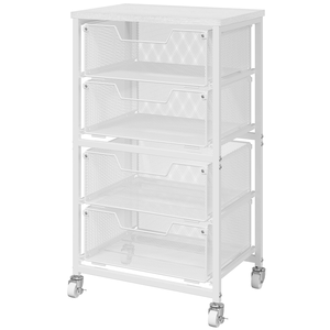 Modern Adjustable Household Multi-function Durable Removable <b>Storage</b> <b>Rack</b> for <b>Kitchen</b> With Trolley OEM - Product Image 2
