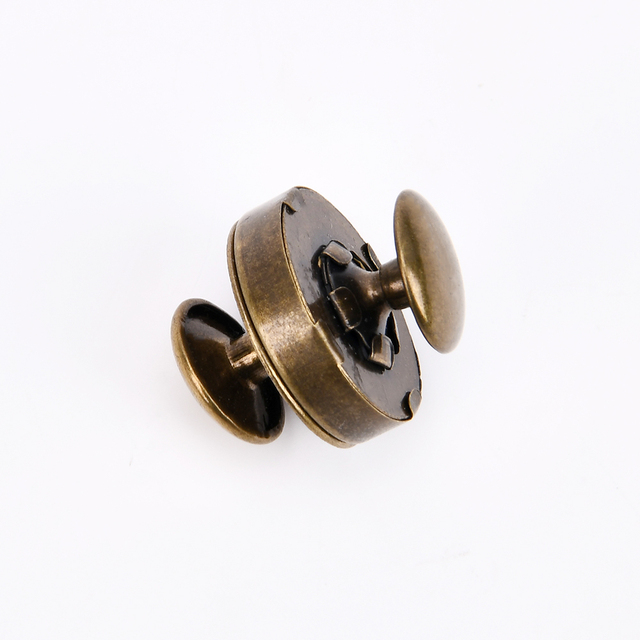 Wholesale 18MM Round Double Rivet Magnetic Button Snaps for Bags