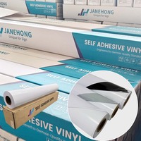 Rouleau de vinyle auto-adhésif PVC blanc brillant |   Imprimable à l'éco-solvant |   Idéal pour les enveloppements de bus, les graphiques pour fenêtres et les affiches