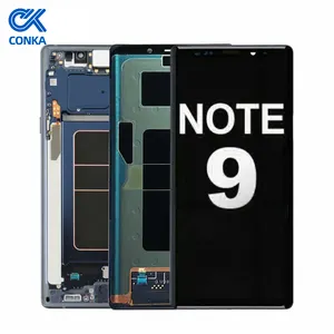 三星Galaxy Note 9液晶触摸屏手机液晶显示器，带框架数字化仪组件