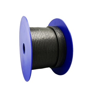 Đen <span class=keywords><strong>PTFE</strong></span> <span class=keywords><strong>Graphite</strong></span> đóng gói linh hoạt con dấu <span class=keywords><strong>Graphite</strong></span> đóng gói dây - Product Image 1