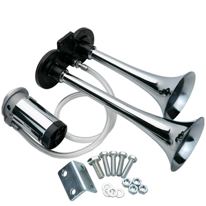 Bocina de Aire para Automóvil, <span class=keywords><strong>Trompeta</strong></span> Metálica Personalizada, Súper Fuerte - Product Image 1