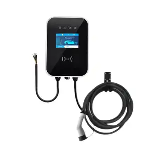 BC EV Cargador 16 A Tipo 2 11 kW Estación de carga doméstica 380V CE Wallbox 5M Cable de carga CEE Enchufe trifásico para todos los EVs