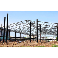 Kits de Estructura de Acero para Logística de Cadena de Frío de Alto Rendimiento, Estructura de Acero Prefabricada Resistente a Terremotos para Construcción de Fábricas