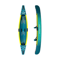 Vente en gros prix d'usine OEM kayak de pêche gonflable au point de chute canoë bateau à rames kayaks gonflables