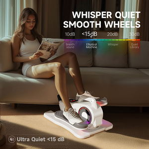 Electric Desk Elliptical Machine ABS Portable Seated Pedal <strong>Exerciser</strong> 12 Speed Adjustable Quiet <strong>Leg</strong> Home Use - Product Image 3