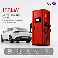 Nouvelle borne de recharge rapide pour véhicules électriques intelligents 160 kW DC avec gestion à distance OCPP 1.6J et fonction Plug & Charge