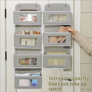 Large Capacity Multi-Layer Hanging Storage Bag Cross-Border Door Storage <b>Rack</b> for Student Dormitory Fabric Toy - Product Image 3