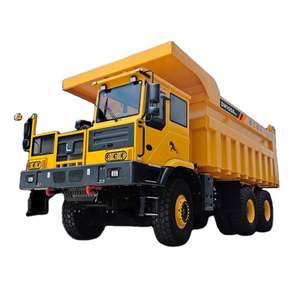 Camion benne 110T DW105A 6x4 pour l'extraction minière, usine de lavage d'or, machine d'extraction de sable aurifère, camion de transport minier à vendre - Product Image 1