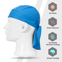 Logotipo personalizado Hombres Mujeres Gorra de pirata de secado rápido Deporte al aire libre Ciclismo Pañuelo para la cabeza Pañuelos Diadema para correr Sombrero antisudor