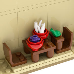 MOC1346 Anime japonais MOC Mount Myoboku 779PCS Blocs de construction Jouet de collection Briques - Product Image 6