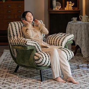 Sillón <span class=keywords><strong>Reclinable</strong></span> Individual de Estilo Vintage, Perfecto para Salas de Estar Pequeñas o Grandes, Balcones, Sillón de Relajación - Product Image 5