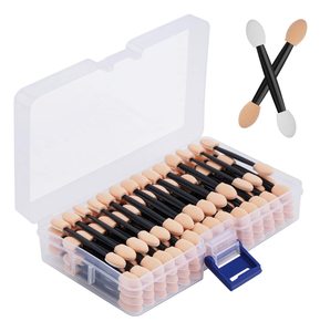 Mini Dual Side Eyeshadow Sponge Applicators Disposable Lip Brush Makeup Tool Custom Box - Product Image 1