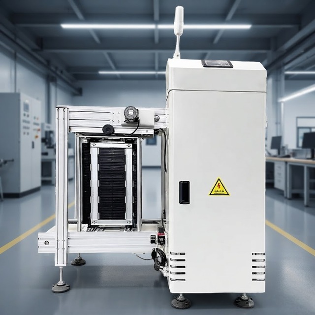 SMT Single Magazine PCB Loader/Unloader Machine for Production Line Engine & PLC Core Components Magazine PCB Loader Unloader